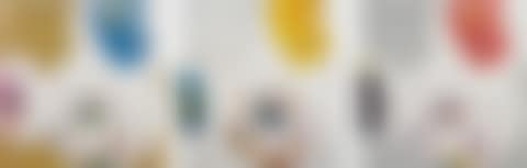 And then x 6 (White: The Superflat Method. Blue and Yellow Ears); DOB in Pure White Robe (Navy & Vermillion); and DOB in Pure White Robe (Pink & Blue) (preview)