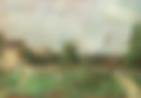 Village scene (possibly Cookham Green) (preview)