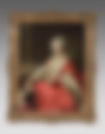 Portrait d’une dame de qualité prenant le thé (preview)