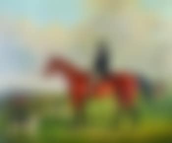 Mr Newman mounted on a British Yeoman, with Dogs by his side (preview)