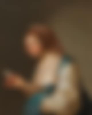 A young woman with a love letter(inscribed Minneding) (preview)