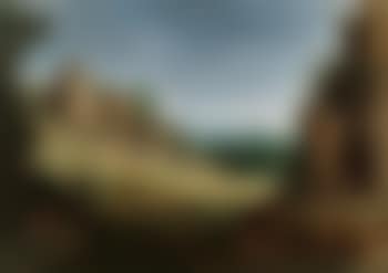 A rocky landscape with a hunting party near roman ruins (preview)