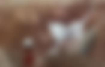School girl and white cat (preview)