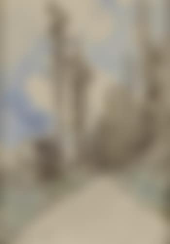 Allée d'arbres; et Croquis avec paysage, moulins, voiliers (recto et verso) (preview)