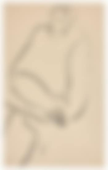 Femme assise les bras croisés (preview)