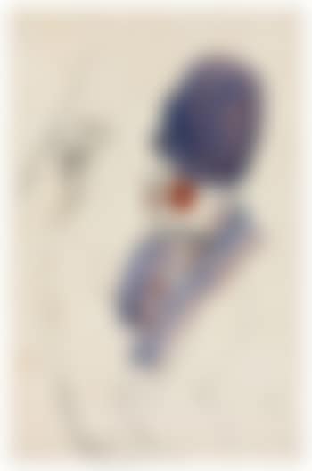 Femme au chapeau bleu (Nu et main en transparence) (preview)