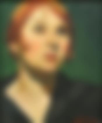 Portrait of a woman with red hair (preview)