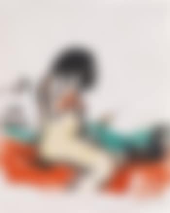 Sitzender Frauenakt (preview)