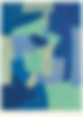 Composition in blue and green (preview)