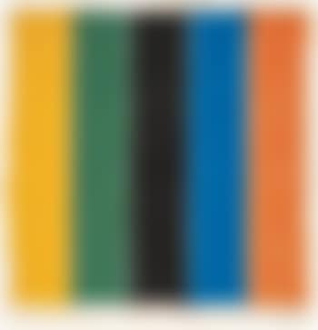 Colored paper image XIII (Yellow/Green/Black/Blue/Orange) (preview)