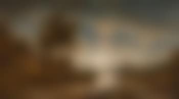 River landscape at full moon (preview)