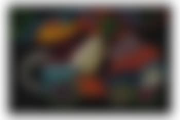 Whimsical composition with a bird and vehicle (preview)