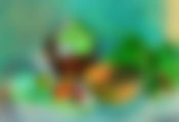 Still life with pottery and vegetables (preview)