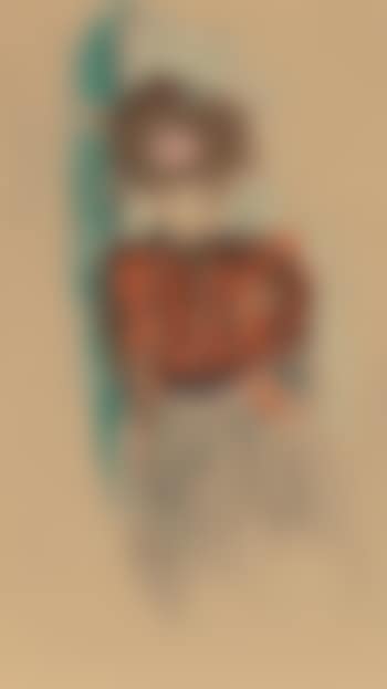 Young woman in a plaid blouse (preview)