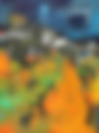Untitled (Orange and Green Townscape) (preview)