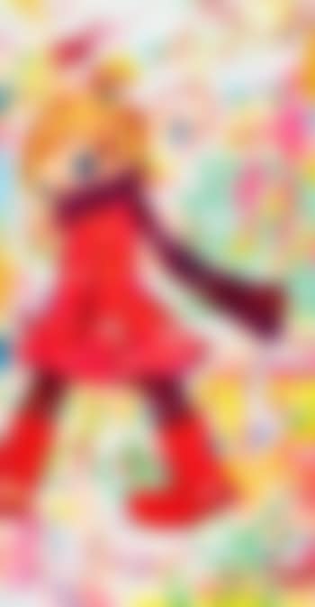 Little Girl with Scarf Walking (preview)