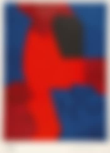 Composition bleue, rouge et noire (preview)