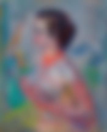 Femme nue dans le jardin (preview)