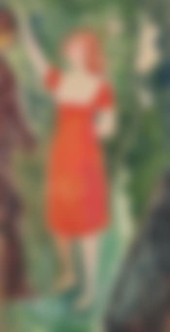 Woman in a Red Dress (preview)