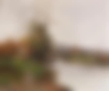 Farmer beside Thatched Cottages (preview)