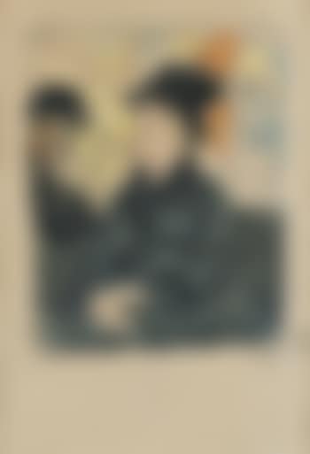 Sketch to the painting "The Café" (preview)