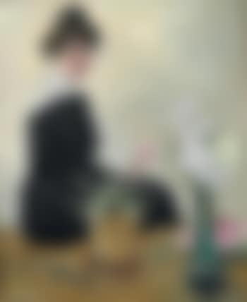 Young woman arranging flowers in a vase (preview)