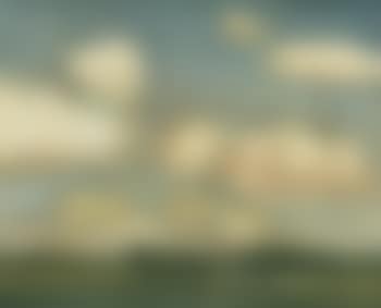 Zomerlandschap met witte wolken (preview)
