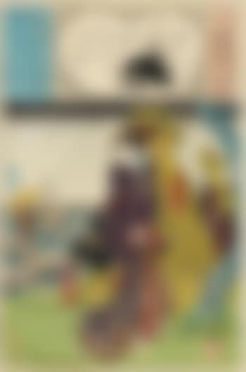 Ein Paar beim heimlichen Stelldichein, er sich hinter Reishocken versteckend (preview)