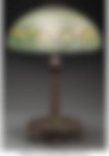 A Tiffany Studios Leaded Glass And Bronze Acorn Table Lamp ,
Circa
1910 (preview)