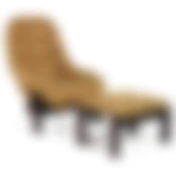 Fauteuil corbeille et son repose-pieds , (preview)