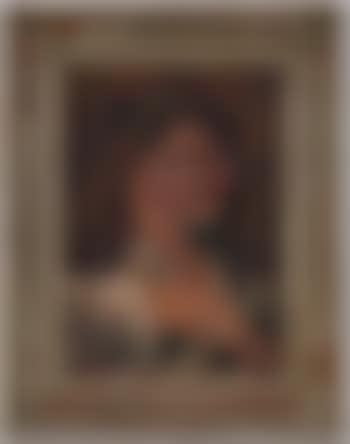 Portrait de femme aux boucles (preview)