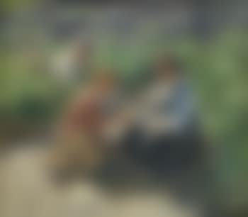 Spielende Kinder auf einer Wiese (preview)