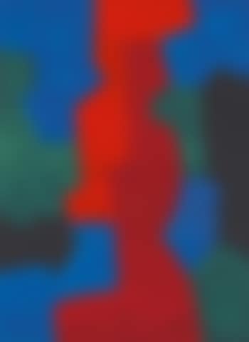 Composition bleue, rouge, verte et noire (preview)