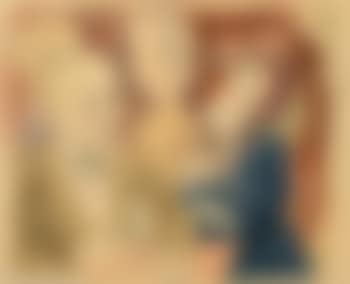 Im Café (Seminude Woman with Champagne Glass on verso) (preview)