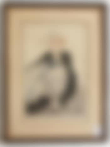 Invitation, a woman offering cherries to birds (preview)