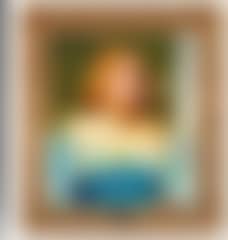 Dronning Christina af Sverige. Brystbillede en face. Queen Christina of Sweden (1626-1689). Half length portrait en face. Clay pipe in her mouth (preview)
