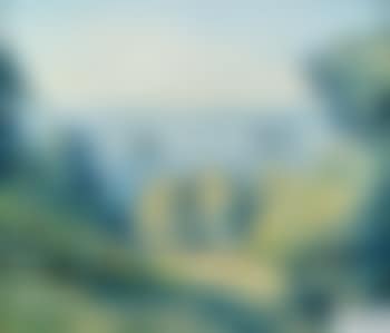 Sommerlandschaft mit Booten auf einem See (preview)