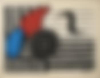 Abstract in red, blue and black (preview)