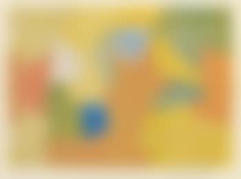 Composition jaune, orange et verte (preview)