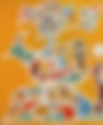 Figur auf gelbem Grund (preview)