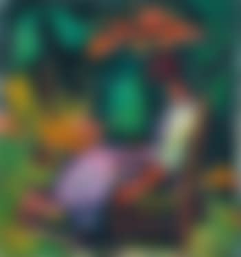 Frau im Garten (preview)
