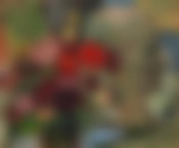 Blumenstillleben mit Büsten (Anna Amiet und Max Gmür) (preview)