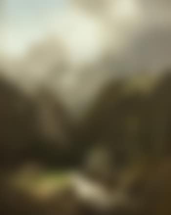 Cabin in a mountain landscape (preview)