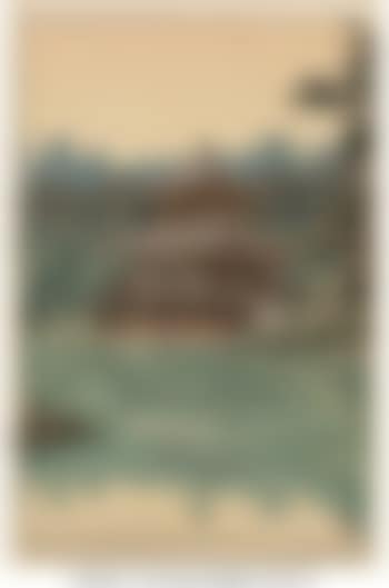 A Japanese Woodblock Print, Golden Pavilion, (Sheet) (preview)