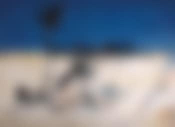 Large Kneeling Figure with Canvas and Black Can (preview)