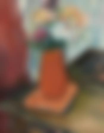 Les roses au vase orange (preview)