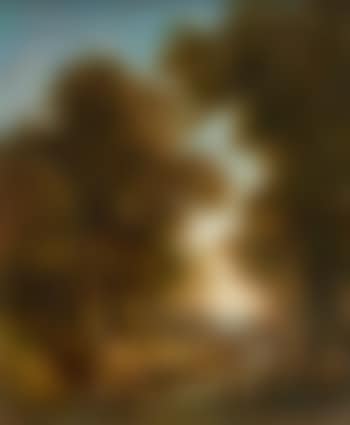 Paysage avec arbres, eau, bergers et vaches (Landscape with trees, water, shepherds and cows) (preview)