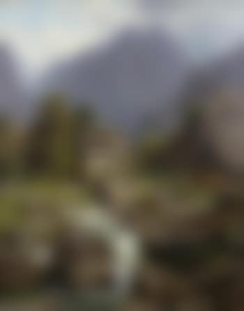 Mountain Scene with Mill (preview)