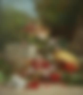 Flowers and fruit in a garden (preview)