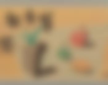 Two Apples and One Lemon and Four Flowers (preview)